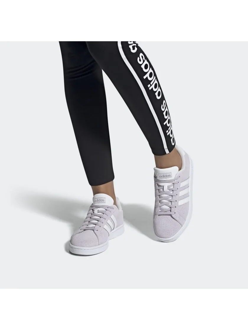 GRAND COURT Скейтбординг Кроссовки женские низкие лиловые Adidas Neo — изображение 7 из 7