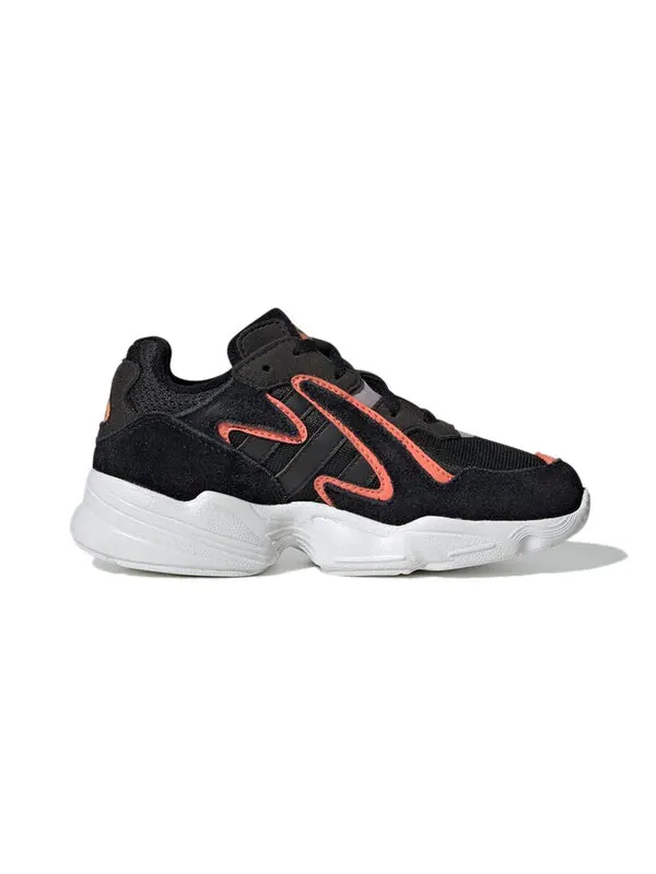 Кроссовки yung 96 chasm shoes Adidas — изображение 2 из 4, черный/розовый