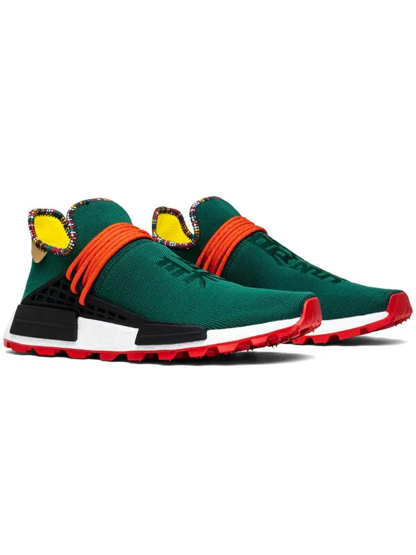 Кроссовки x pharrell nmd hu Adidas — изображение 2 из 4, зеленый