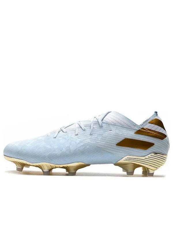 Кроссовки nemeziz messi 19.1 fg 15 год Adidas — изображение 1 из 4, голубой золотистый