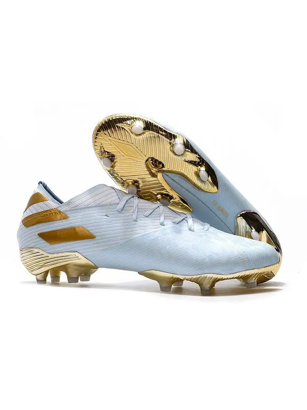 Кроссовки nemeziz messi 19.1 fg 15 год Adidas — изображение 4 из 4, голубой золотистый