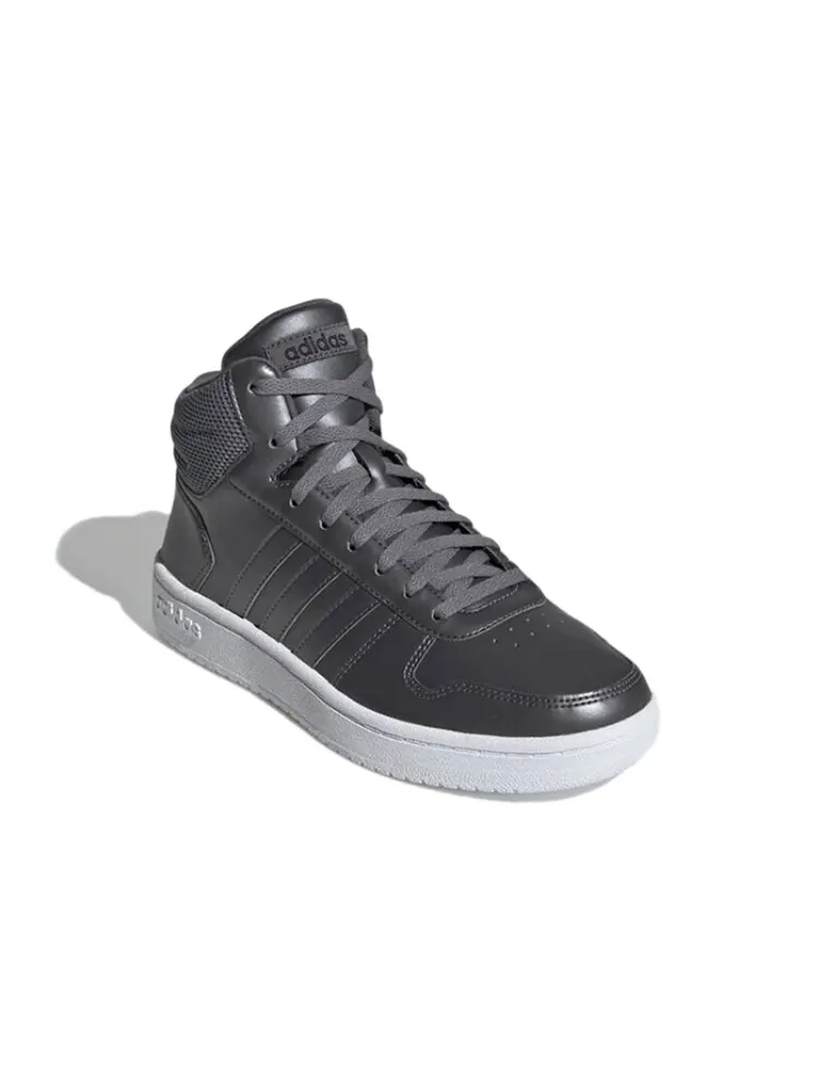 Баскетбольные кроссовки Hoops 2.0 Vintage женские, среднего размера, серые/белые Adidas Neo — изображение 3 из 6
