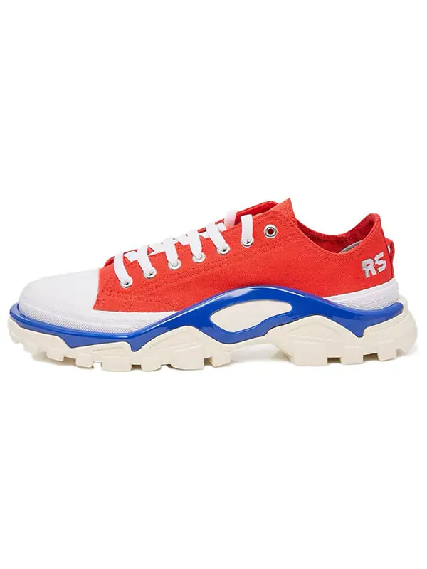 Кроссовки raf simons x detroit runner 'red' Adidas — изображение 2 из 4, красный/синий