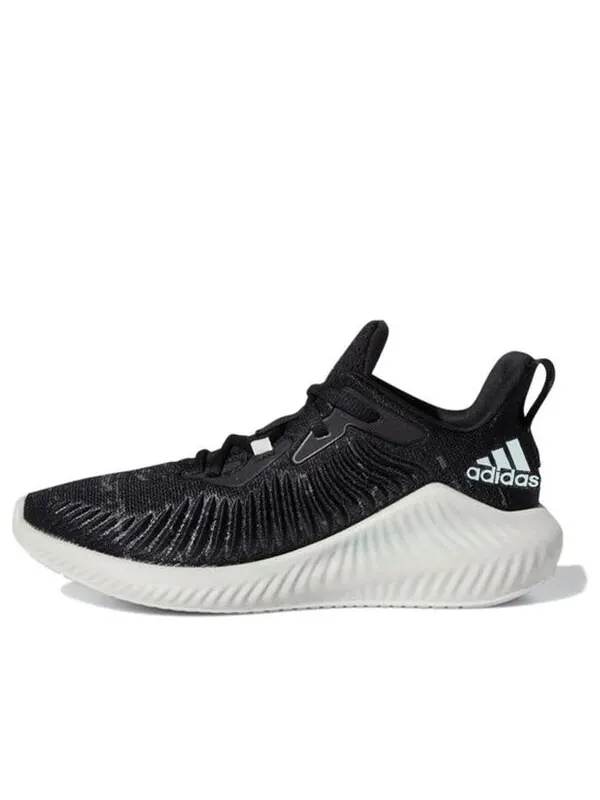 Кроссовки alphabounce parley j Adidas — изображение 1 из 4, черный/белый