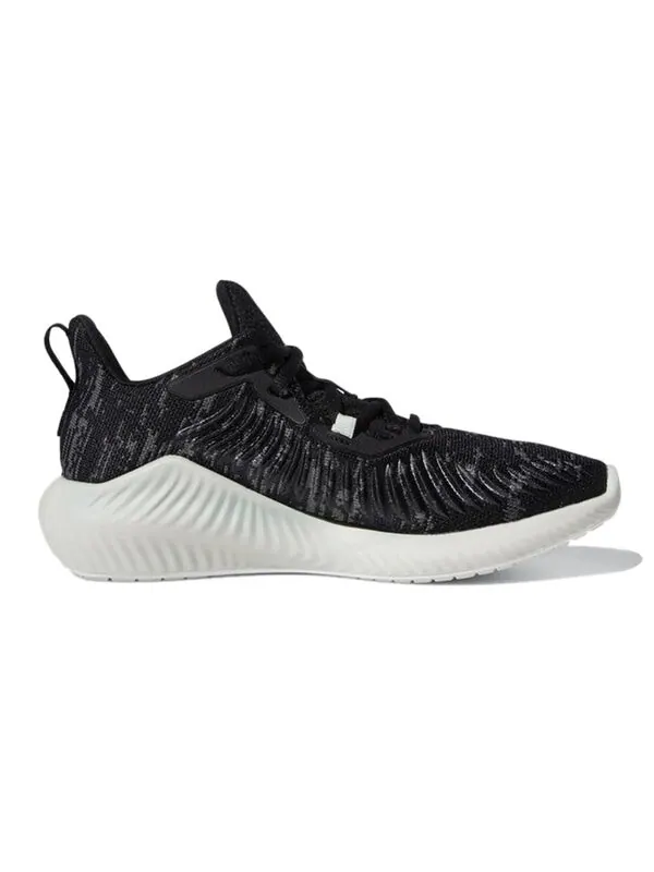 Кроссовки alphabounce parley j Adidas — изображение 2 из 4, черный/белый