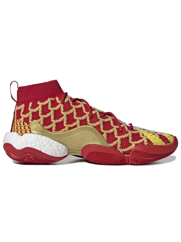 Кроссовки x pharrell crazy byw Adidas — изображение 2 из 4, красный