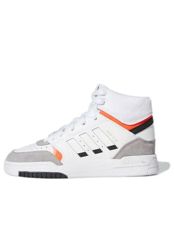 Кроссовки (GS) Adidas Original Drop Step Competition Running Shoes 'White Grey Orange' — изображение 1 из 4