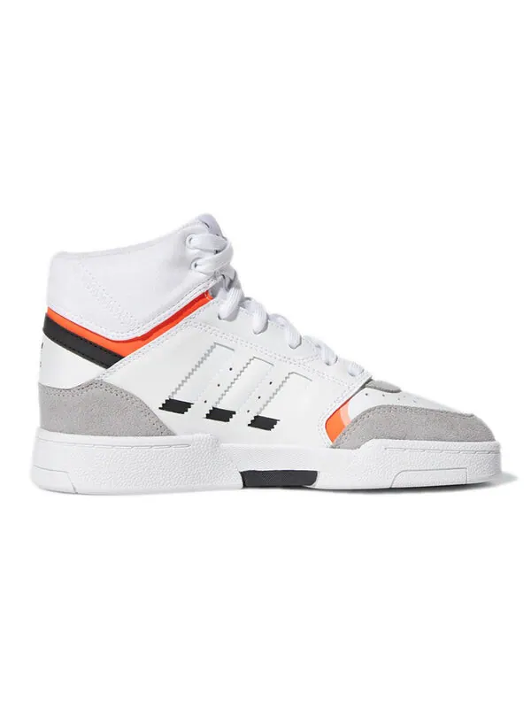 Кроссовки (GS) Adidas Original Drop Step Competition Running Shoes 'White Grey Orange' — изображение 2 из 4