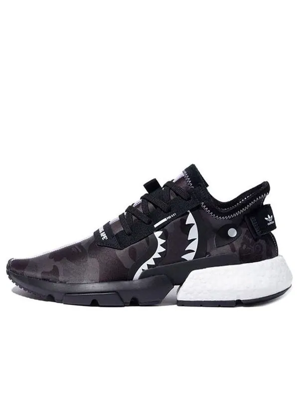Кроссовки xa bathing ape x neighborhood pod s3.1 Adidas — изображение 1 из 4, черный