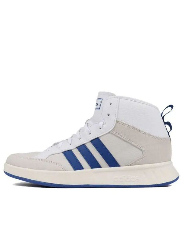 Кроссовки Court80s mid Adidas — изображение 1 из 4, белый/синий