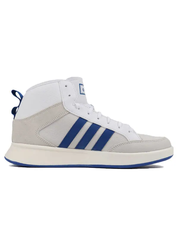 Кроссовки Court80s mid Adidas — изображение 2 из 4, белый/синий