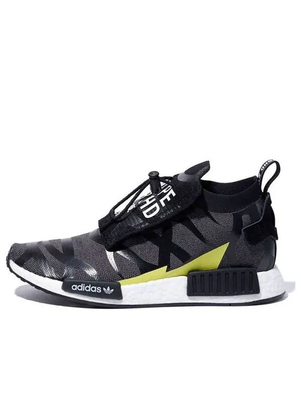 Кроссовки xa bathing ape x neighborhood nmd_ts1 pk Adidas — изображение 1 из 3, черный