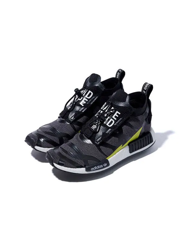 Кроссовки xa bathing ape x neighborhood nmd_ts1 pk Adidas — изображение 2 из 3, черный