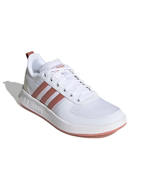 Кроссовки court80s white/pink Adidas — изображение 3 из 4, белый/розовый