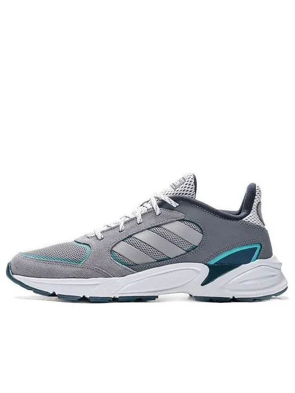 Кроссовки neo 90s valasion Adidas — изображение 1 из 4, серый/белый/зеленый