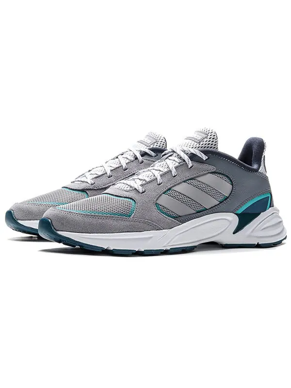 Кроссовки neo 90s valasion Adidas — изображение 3 из 4, серый/белый/зеленый