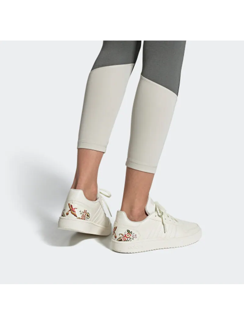 Баскетбольные кроссовки Hoops 2.0 Vintage женские с низким верхом белого цвета Adidas Neo — изображение 7 из 7