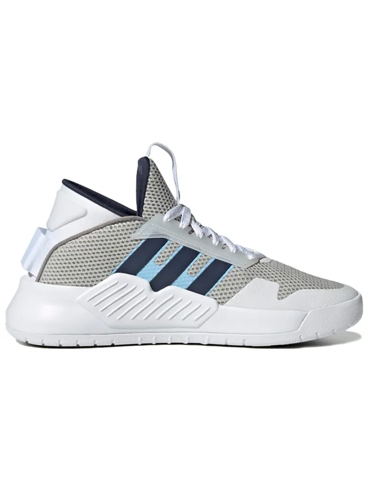 BBALL90S Кроссовки Lifestyle женские с низким верхом серые/белые/синие Adidas Neo — изображение 2 из 7
