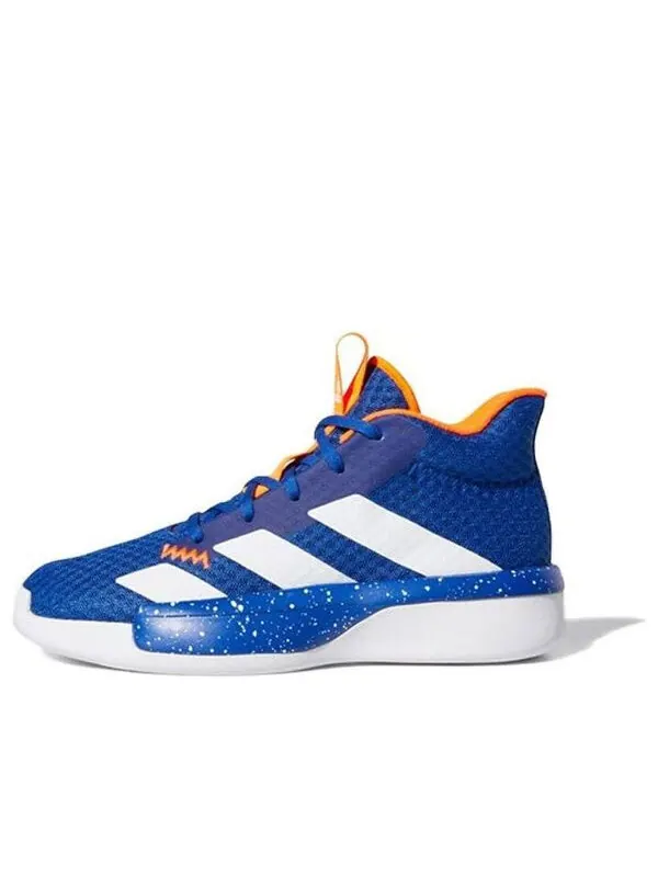 Кроссовки pro next 2019 j Adidas — изображение 1 из 4, синий/белый/оранжевый