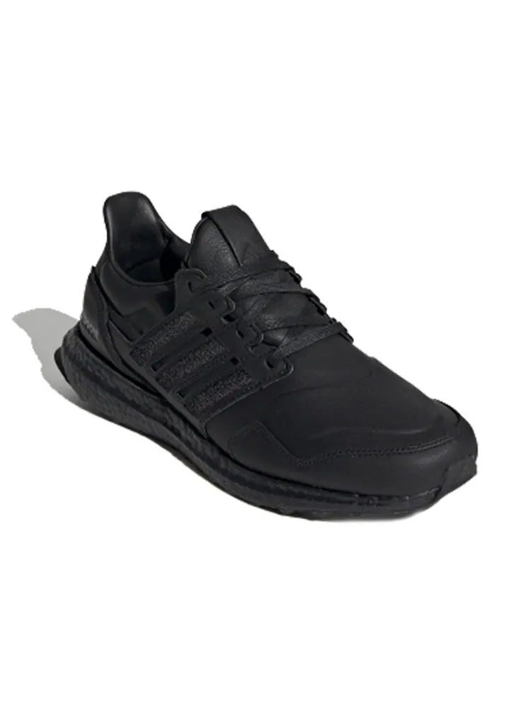 Беговые кроссовки adidas UltraBoost Leather 'Core Black' — изображение 2 из 5, черный