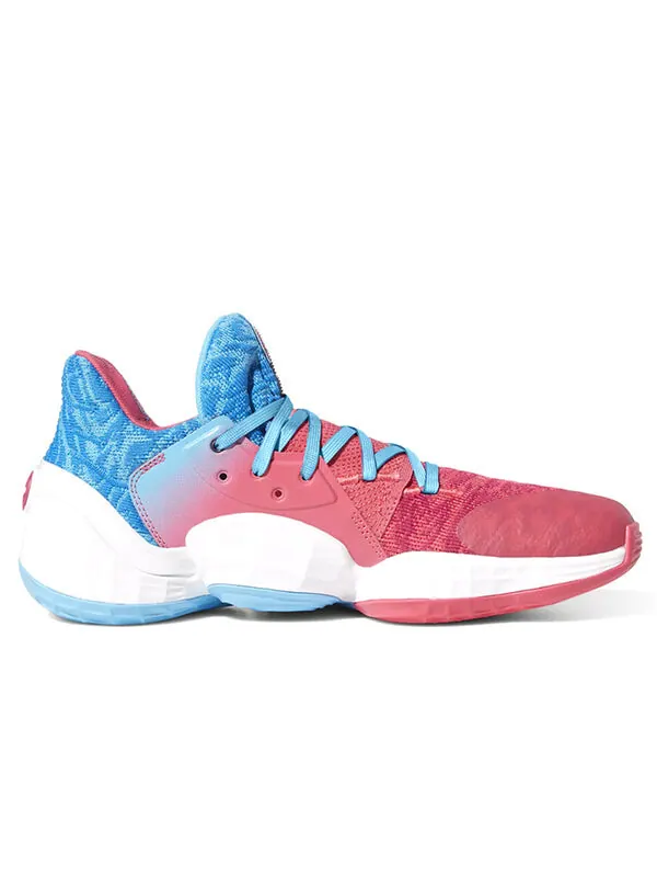 Кроссовки Harden Vol. 4 Adidas — изображение 4 из 4, красный/синий