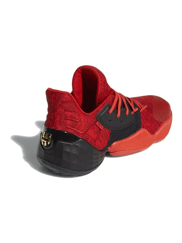 Кроссовки Harden Vol. 4 Adidas — изображение 3 из 4, красный