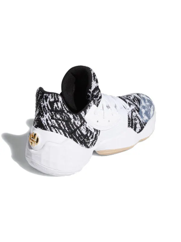 Кроссовки harden vol. 4 gca Adidas — изображение 3 из 4, черный/белый