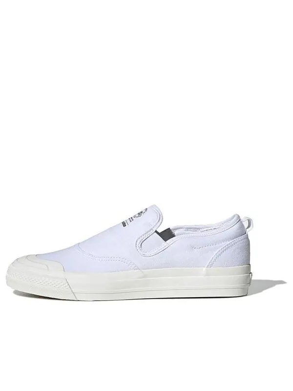 Кроссовки nizza rf slip on Adidas — изображение 1 из 4, белый/белый/белый
