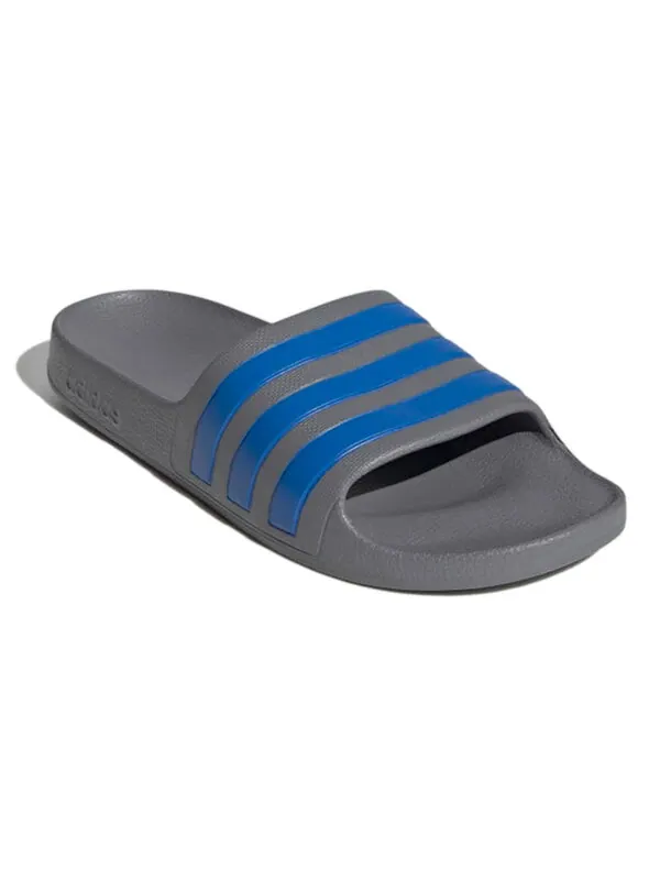 Тапочки adidas Adilette Aqua K Grey/Blue — изображение 3 из 4, серый/синий
