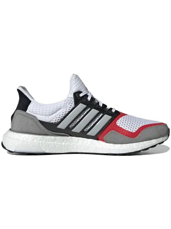 Кроссовки ultraboost 1.0 s&l Adidas — изображение 2 из 4, серый/черный/красный