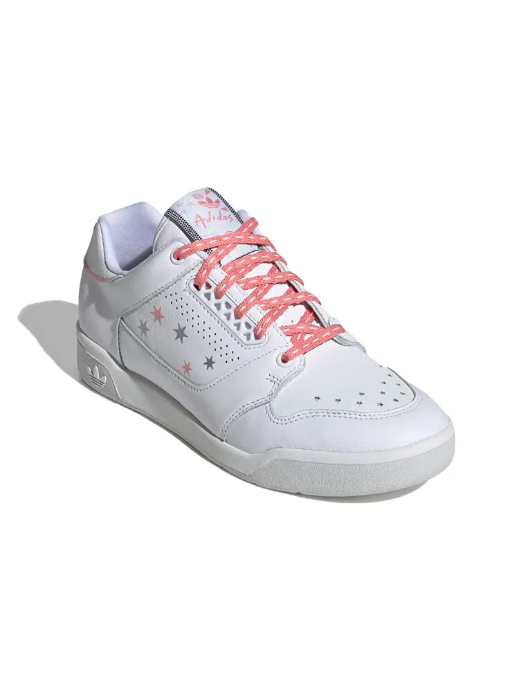 Кроссовки для скейтбординга Slamcourt женские, низкие, белые/пудровые Adidas Originals — изображение 3 из 7