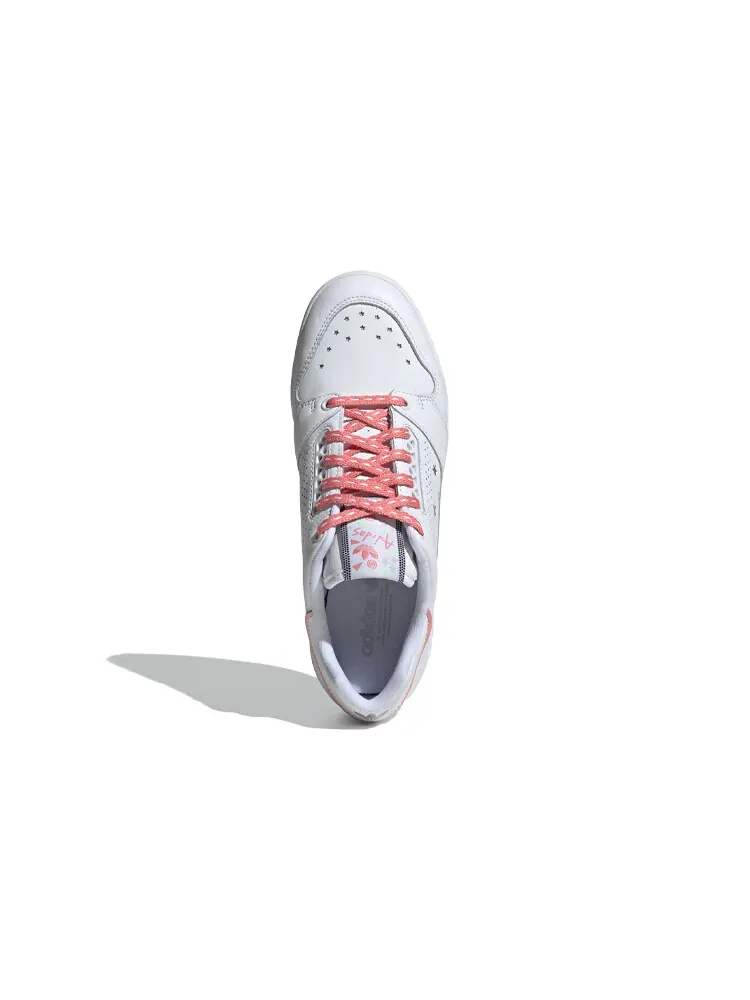 Кроссовки для скейтбординга Slamcourt женские, низкие, белые/пудровые Adidas Originals — изображение 5 из 7
