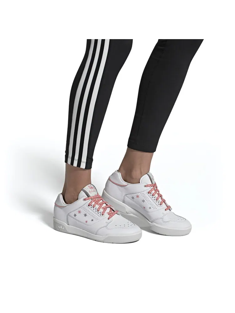 Кроссовки для скейтбординга Slamcourt женские, низкие, белые/пудровые Adidas Originals — изображение 7 из 7