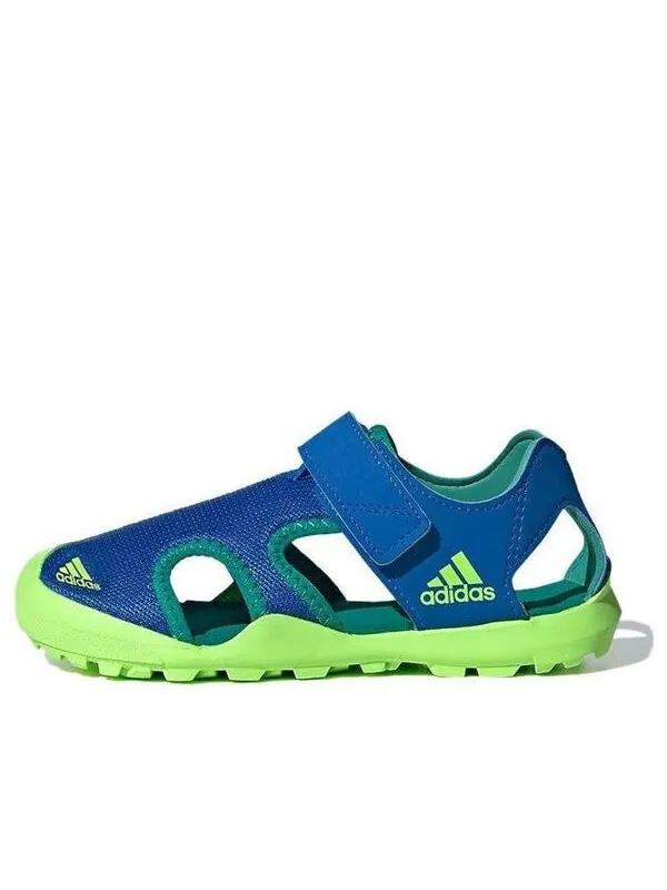 Сандалии terrex captain toey k velcro outdoor flat heel colorblock sports blue green sandals Adidas — изображение 1 из 4