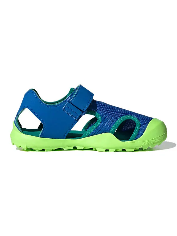 Сандалии terrex captain toey k velcro outdoor flat heel colorblock sports blue green sandals Adidas — изображение 2 из 4