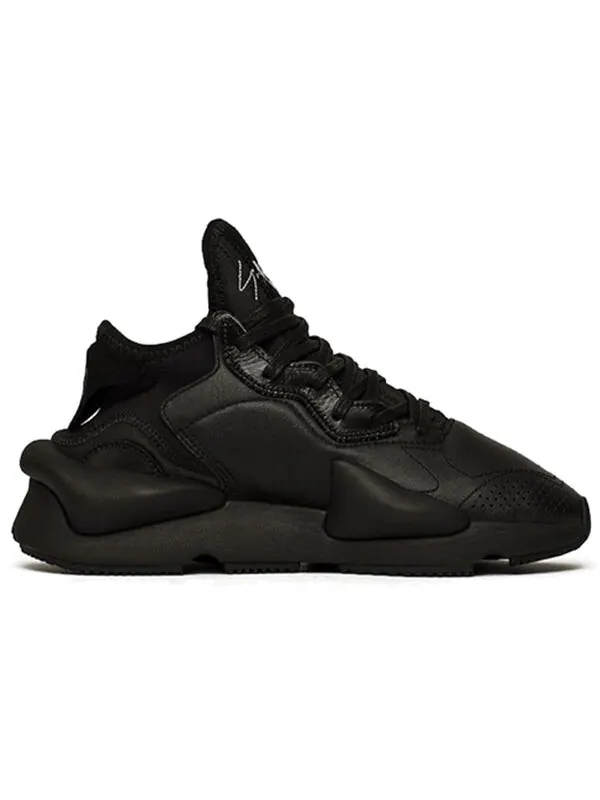 Кроссовки y-3 kaiwa 'core black' Adidas — изображение 2 из 4, черный