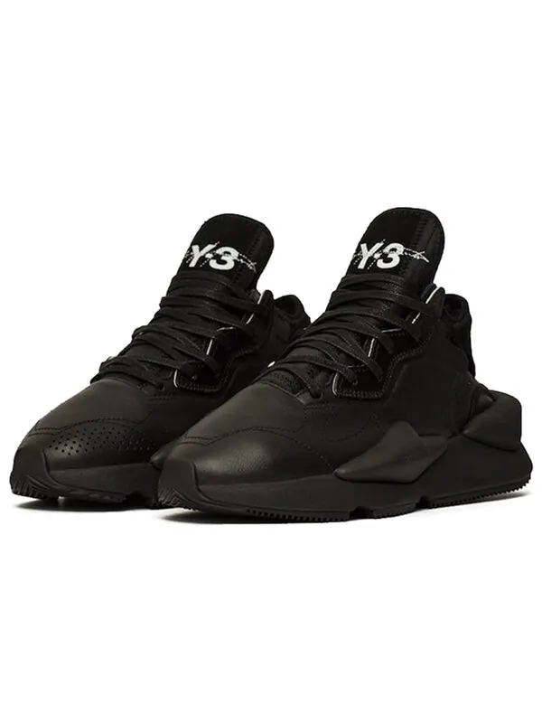 Кроссовки y-3 kaiwa 'core black' Adidas — изображение 3 из 4, черный