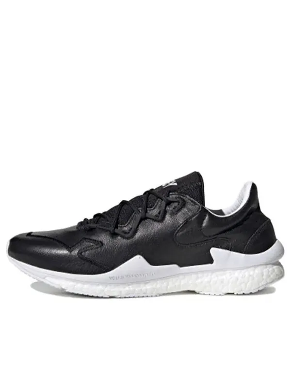 Кроссовки Adidas Y-3 Adizero Runner 'Leather Black' — изображение 1 из 4, черный/белый