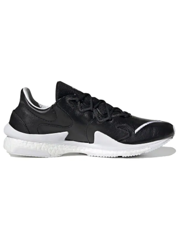 Кроссовки Adidas Y-3 Adizero Runner 'Leather Black' — изображение 2 из 4, черный/белый