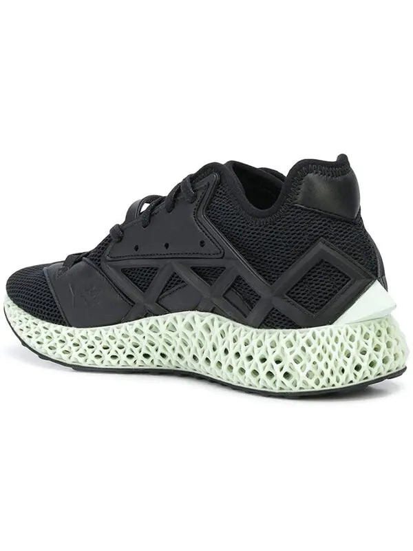 Кроссовки y-3 runner 4d 'core black' Adidas — изображение 4 из 4, черный