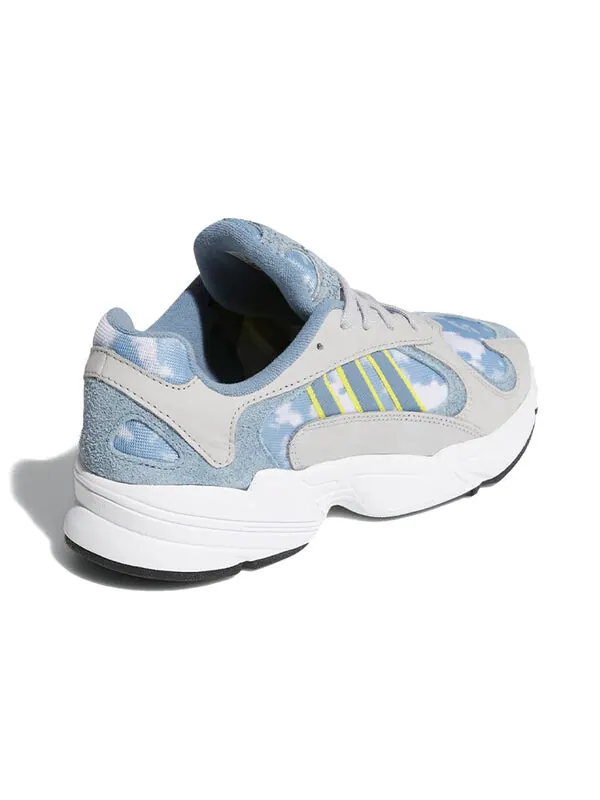 Массивные кеды yung 1 Adidas — изображение 4 из 4, серый/серый/желтый