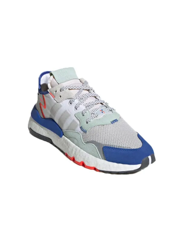 Кроссовки оригинальные nite jogger Adidas — изображение 3 из 4, синий/серый