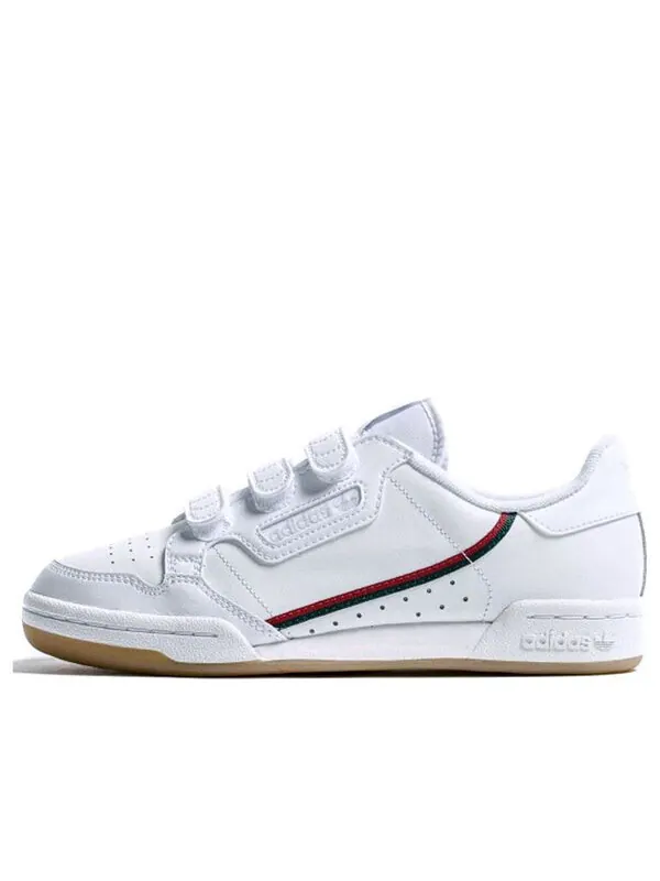 Кроссовки оригинальные континентальные 80 cf j Adidas — изображение 1 из 4, белый/красный/зеленый