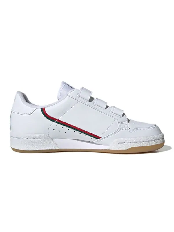 Кроссовки оригинальные континентальные 80 cf j Adidas — изображение 2 из 4, белый/красный/зеленый