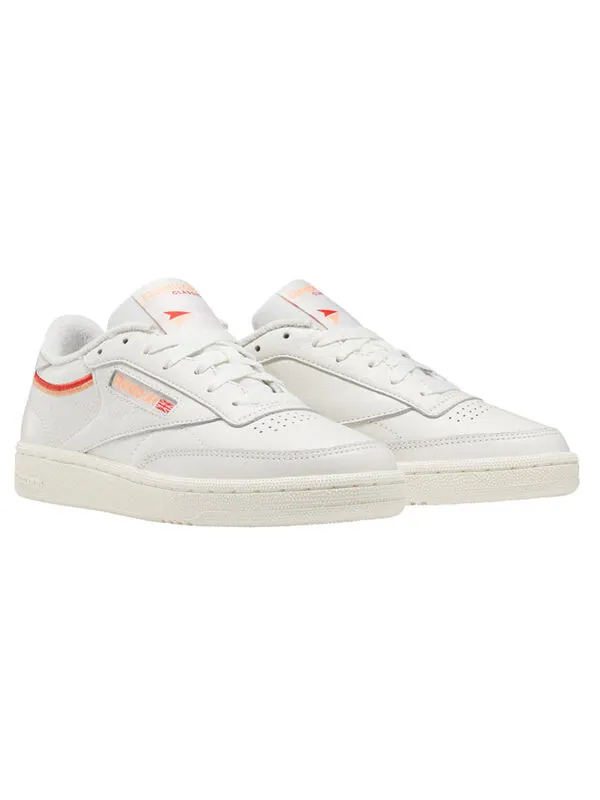 Кроссовки club c 85 'chalk sunbaked orange' Reebok — изображение 3 из 4, белый/оранжевый