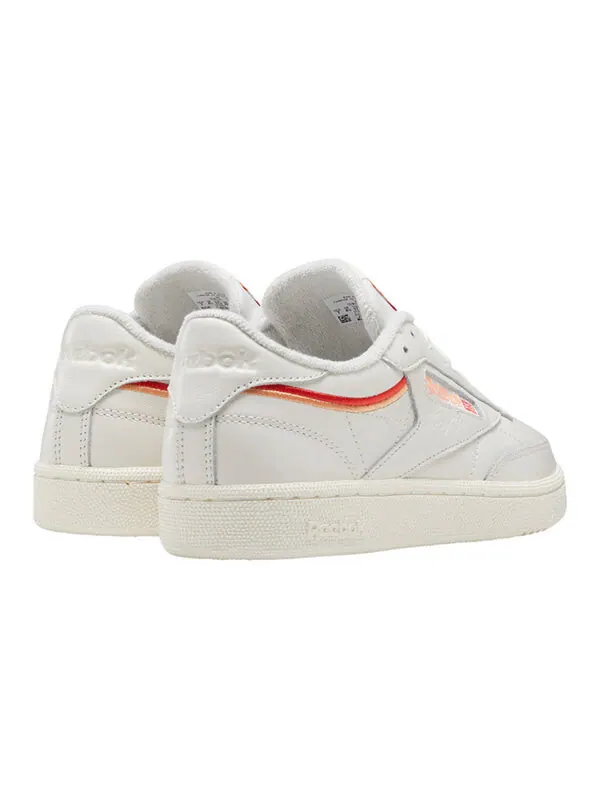 Кроссовки club c 85 'chalk sunbaked orange' Reebok — изображение 4 из 4, белый/оранжевый