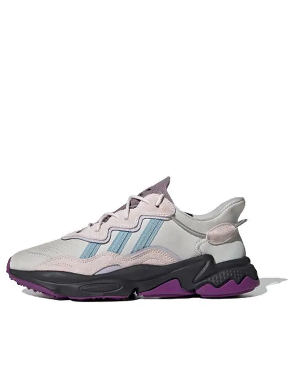 Кроссовки оригиналы ozweego Adidas — изображение 1 из 4, коричневый/фиолетовый