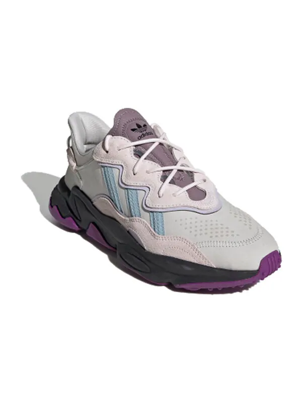 Кроссовки оригиналы ozweego Adidas — изображение 2 из 4, коричневый/фиолетовый