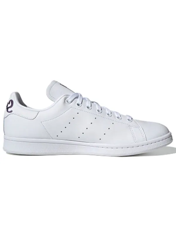 Кроссовки оригиналы stan smith shoes Adidas — изображение 2 из 4, белый/фиолетовый