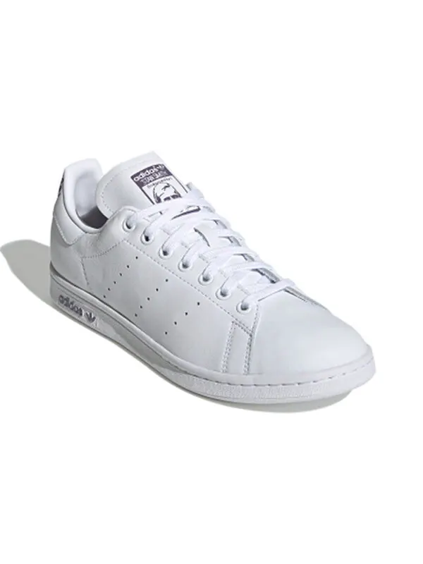 Кроссовки оригиналы stan smith shoes Adidas — изображение 3 из 4, белый/фиолетовый